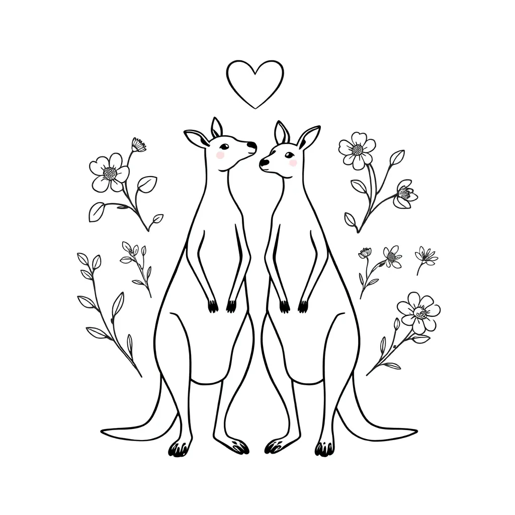 Friends showing loyalty illustration