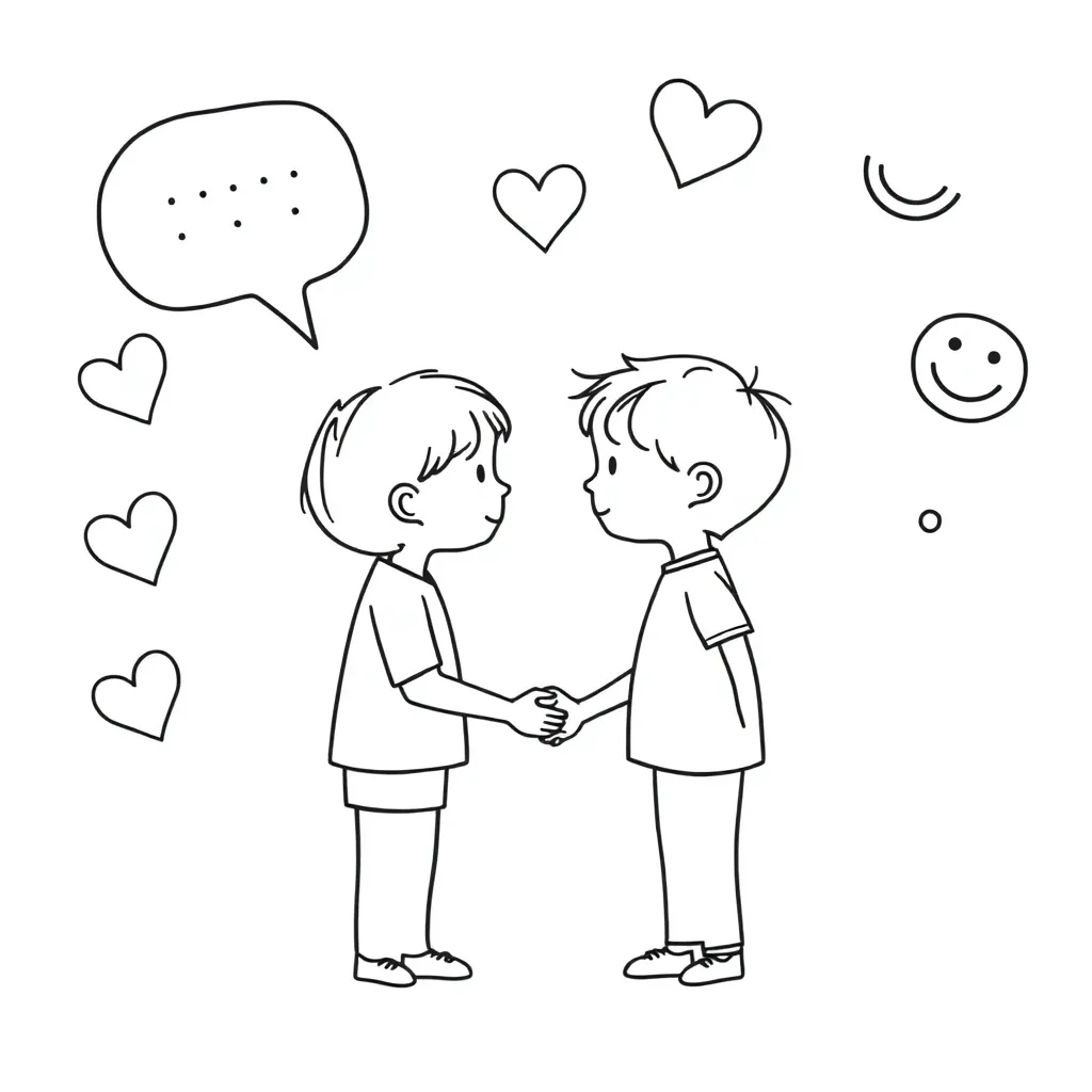Students communicating effectively