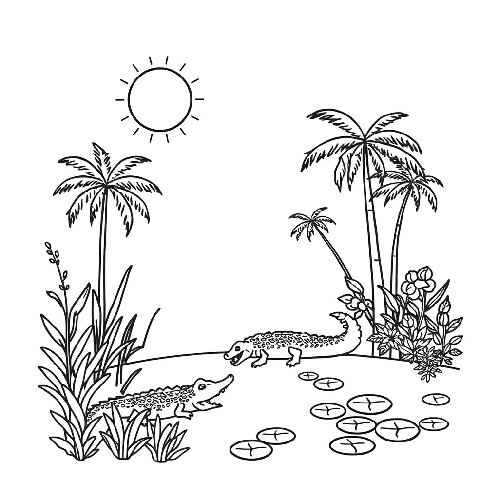 Scientists studying plants and animals