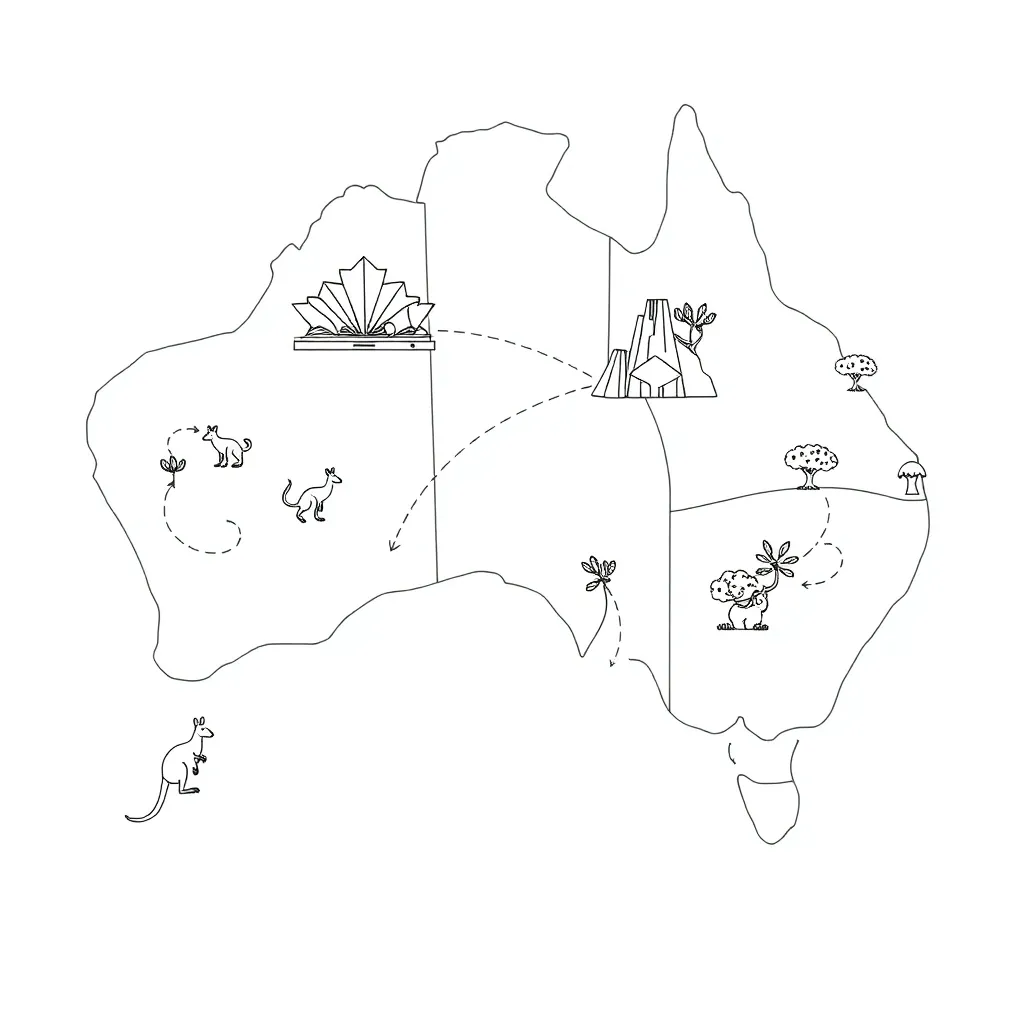Network diagram illustration