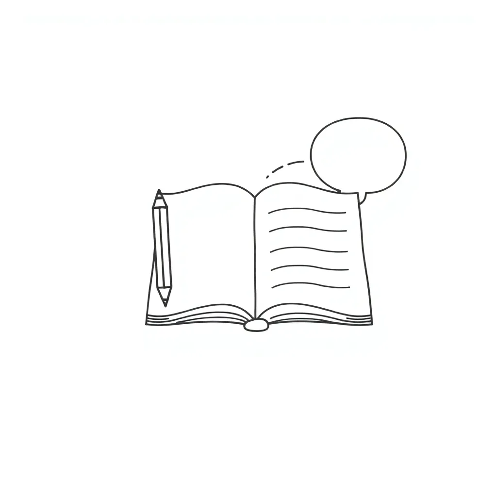 Grammar and writing illustration