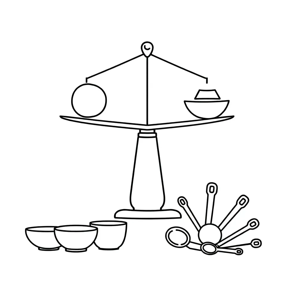 Apples and oranges in baskets showing ratio concepts