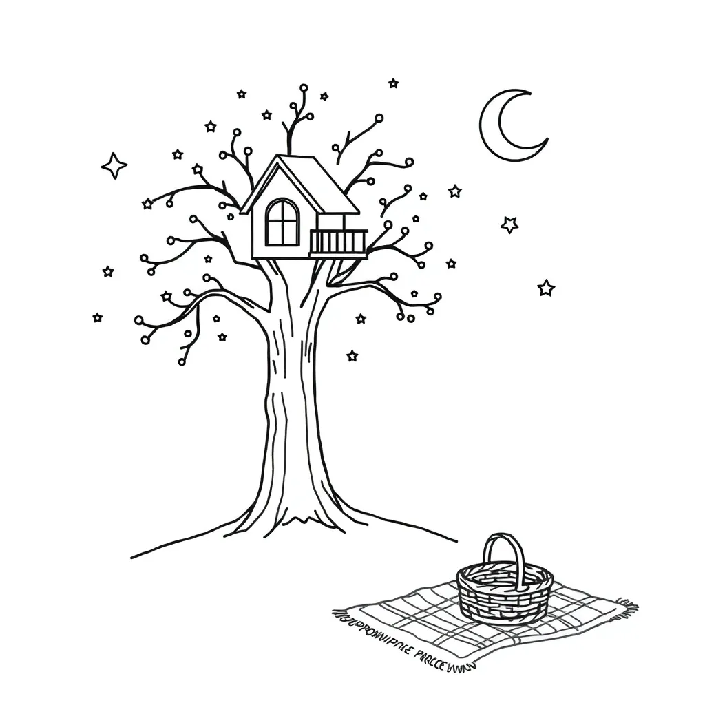 Literary symbolism illustration