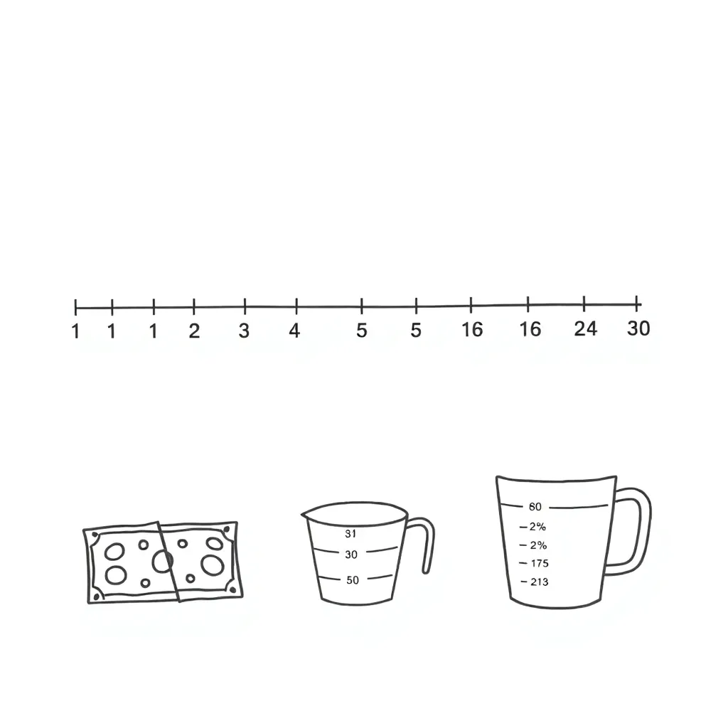 Decimal grid illustration