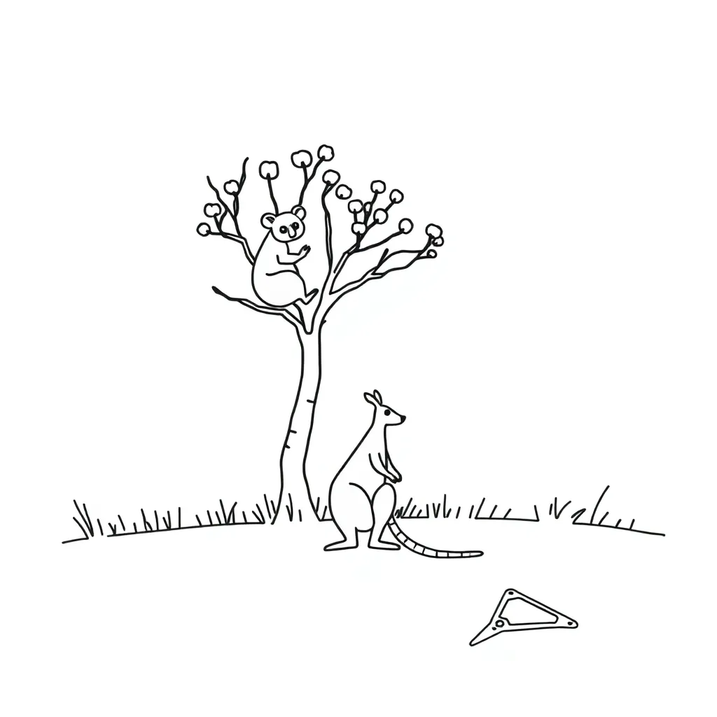 Grammar and language illustration