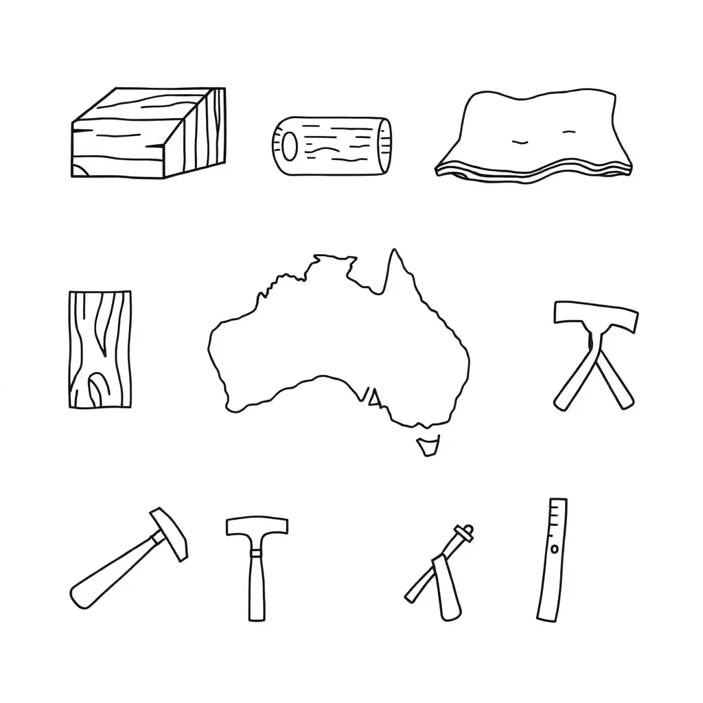 Materials being tested for strength