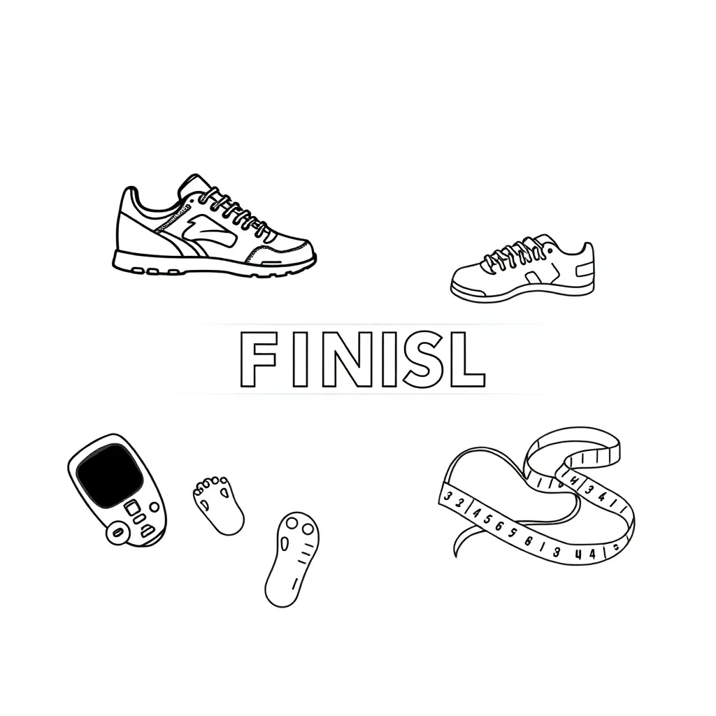 Student running and stopping illustration
