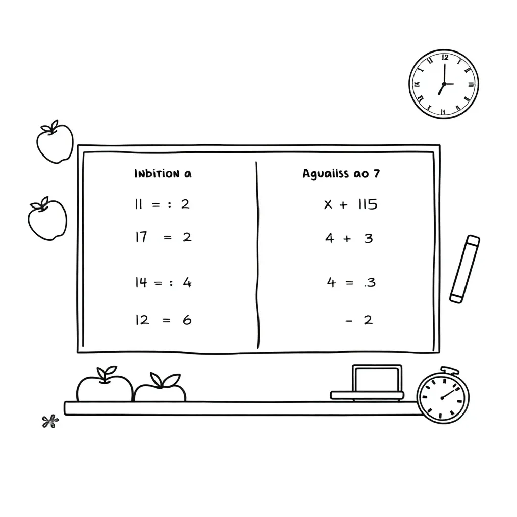 Calculator and numbers illustration