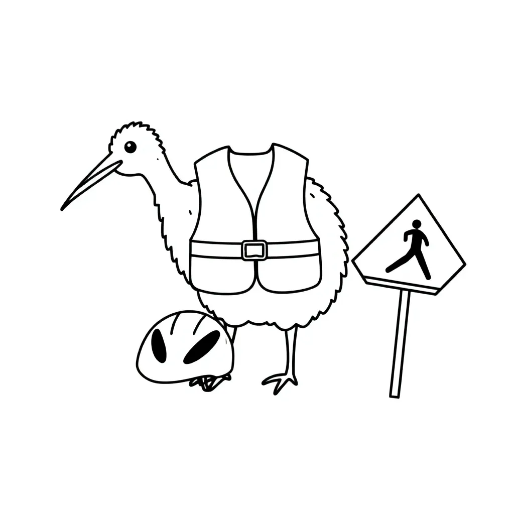 Safety awareness illustration