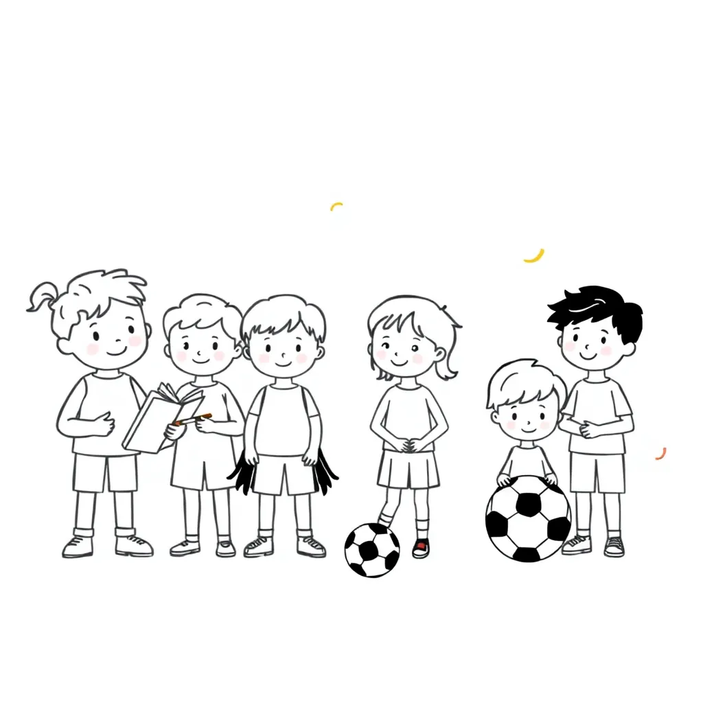 Books and literary themes illustration