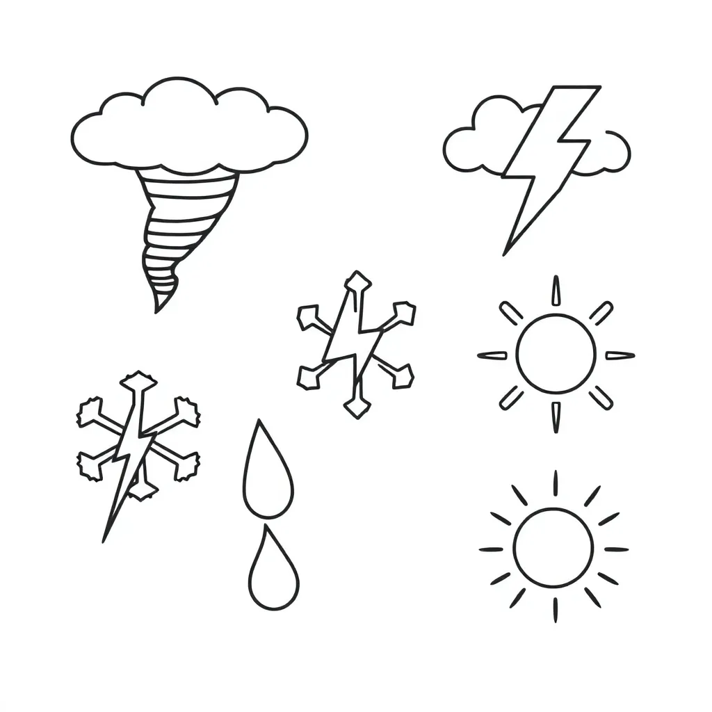 Severe weather illustration