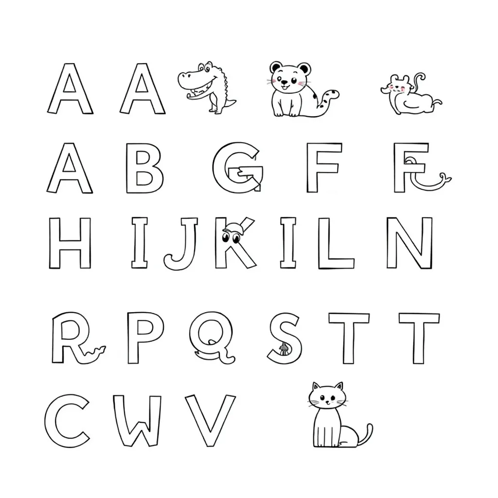 Letters and sounds illustration