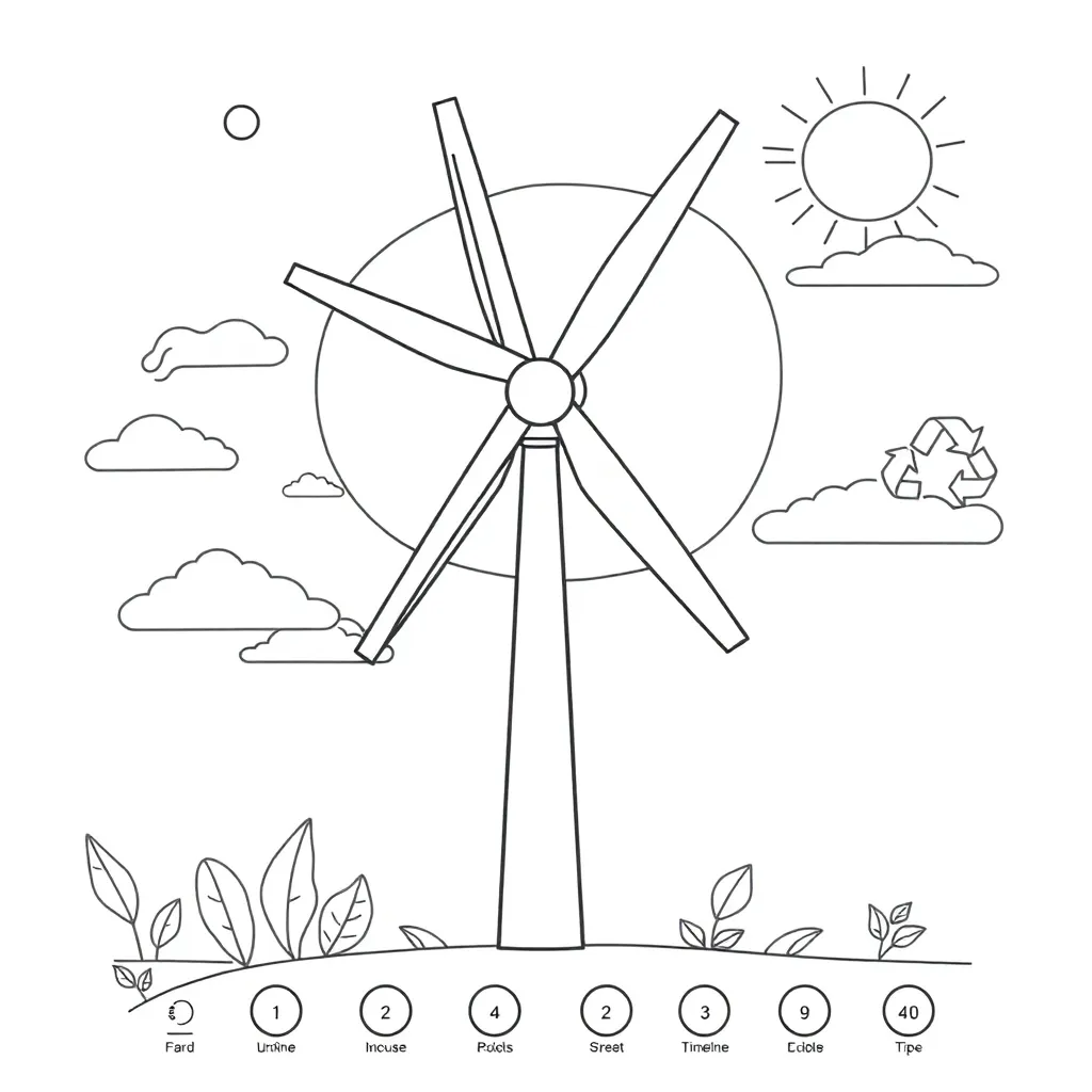 Wind turbine diagram