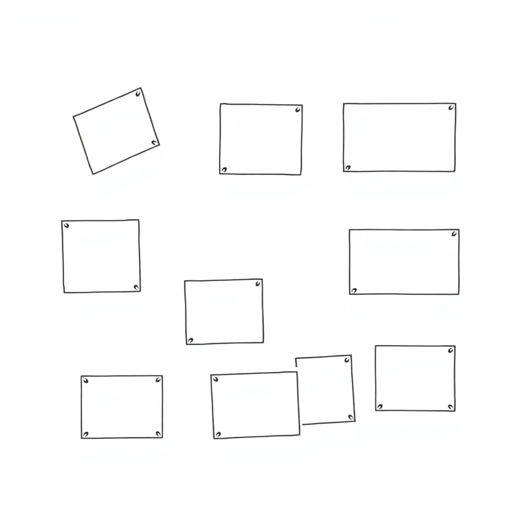 Various quadrilaterals with angle markings