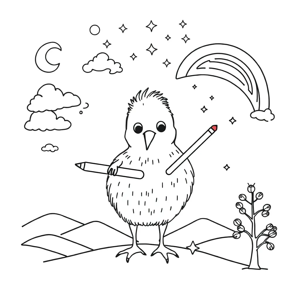 Student writing with joy and inspiration