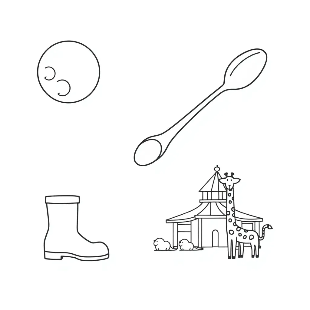 Moon and stars illustration