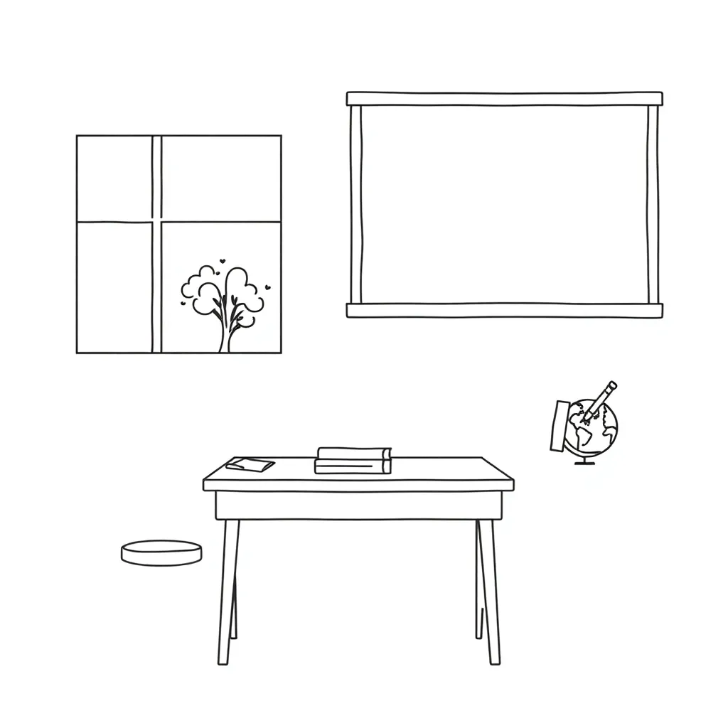 Vocabulary book illustration