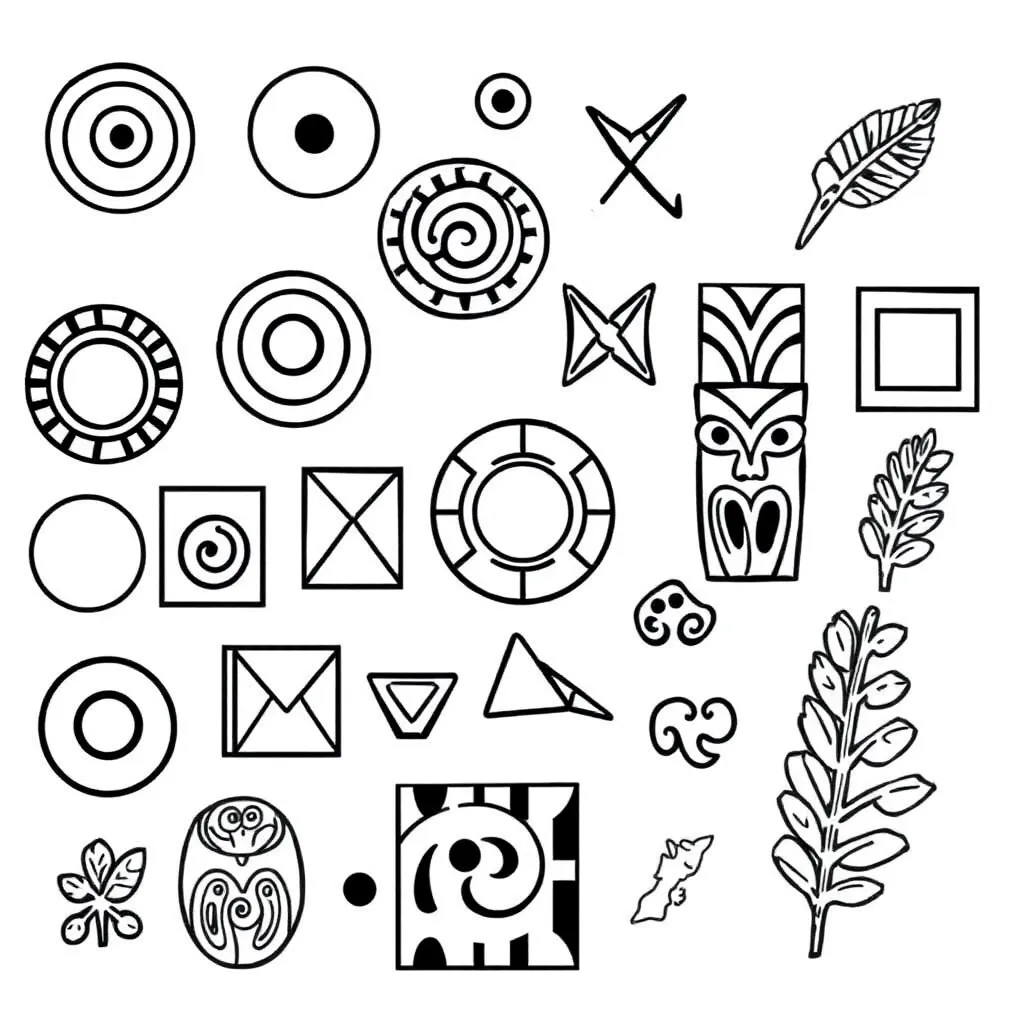 2D shapes including triangles, circles and rectangles