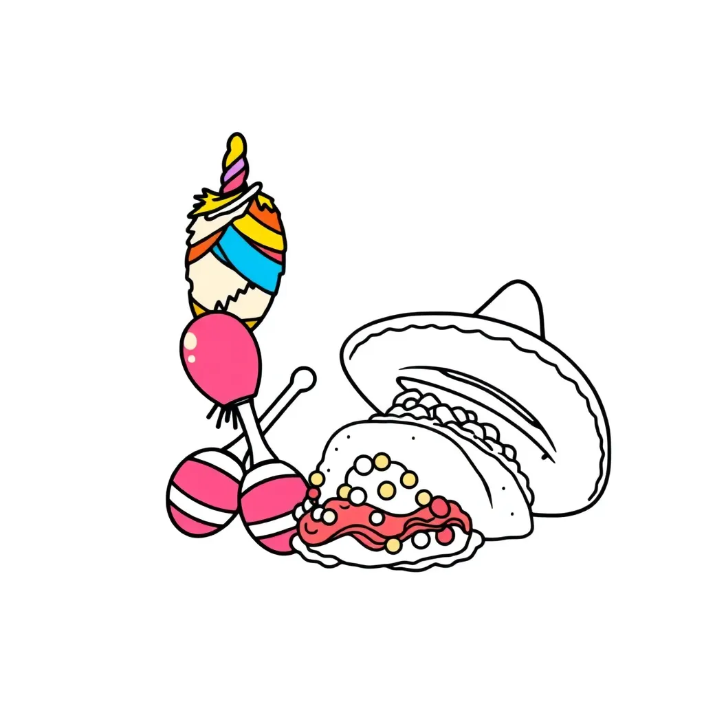 Spanish grammar worksheet illustration