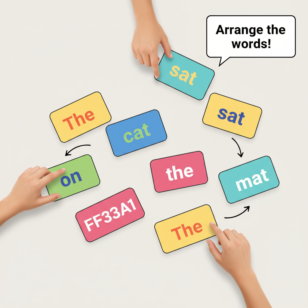 Sentence Scramble - Unscramble These Sentences