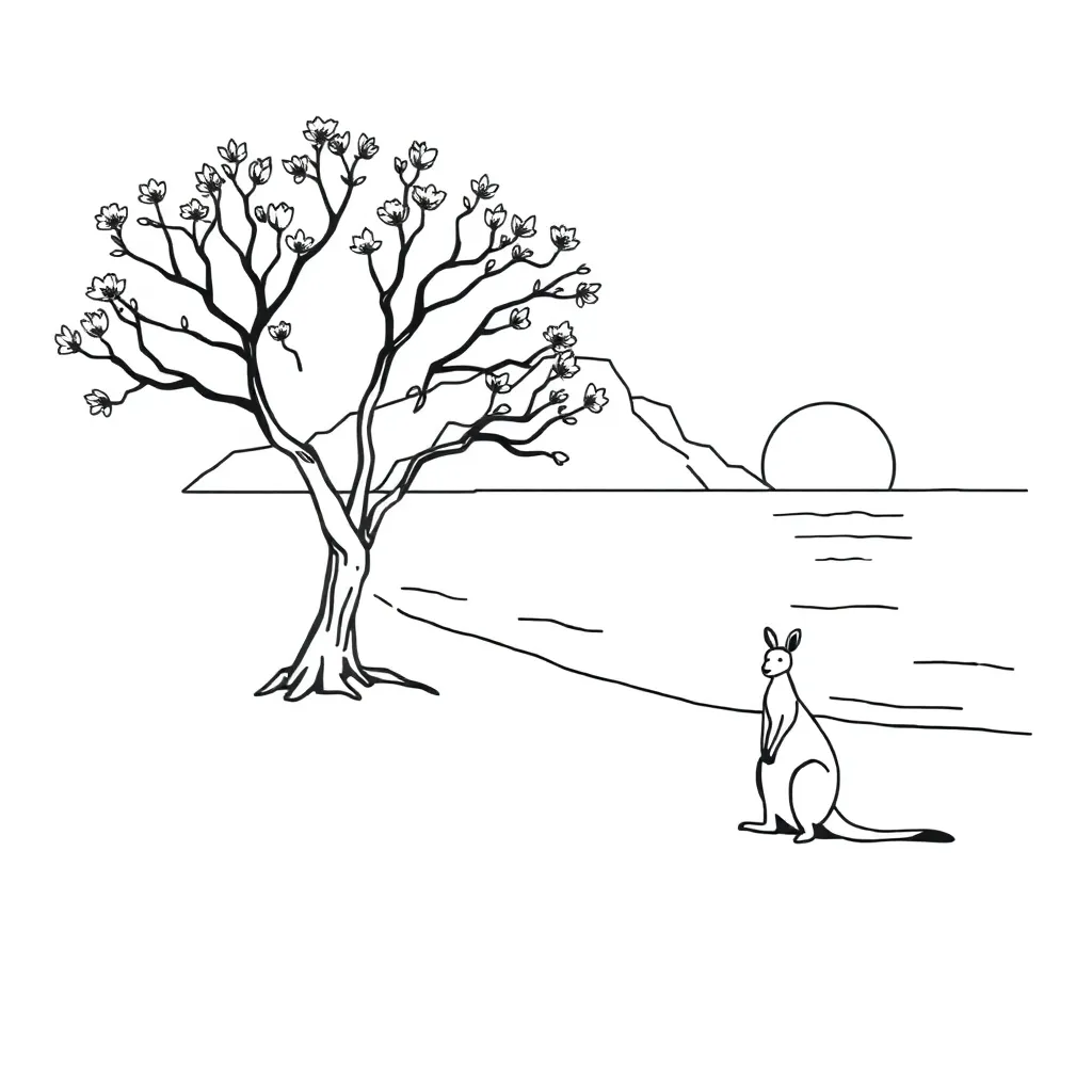 Mental wellness promotion illustration