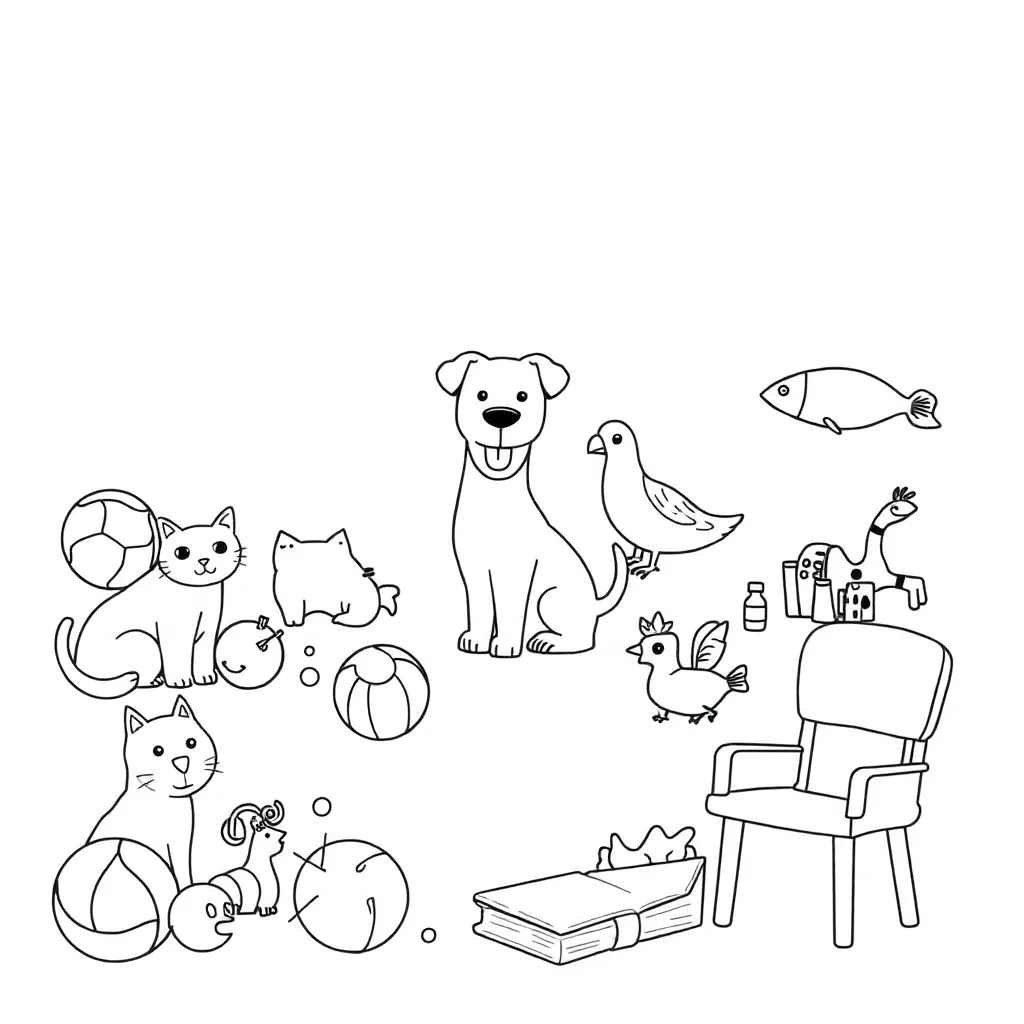 Grammar worksheet illustration