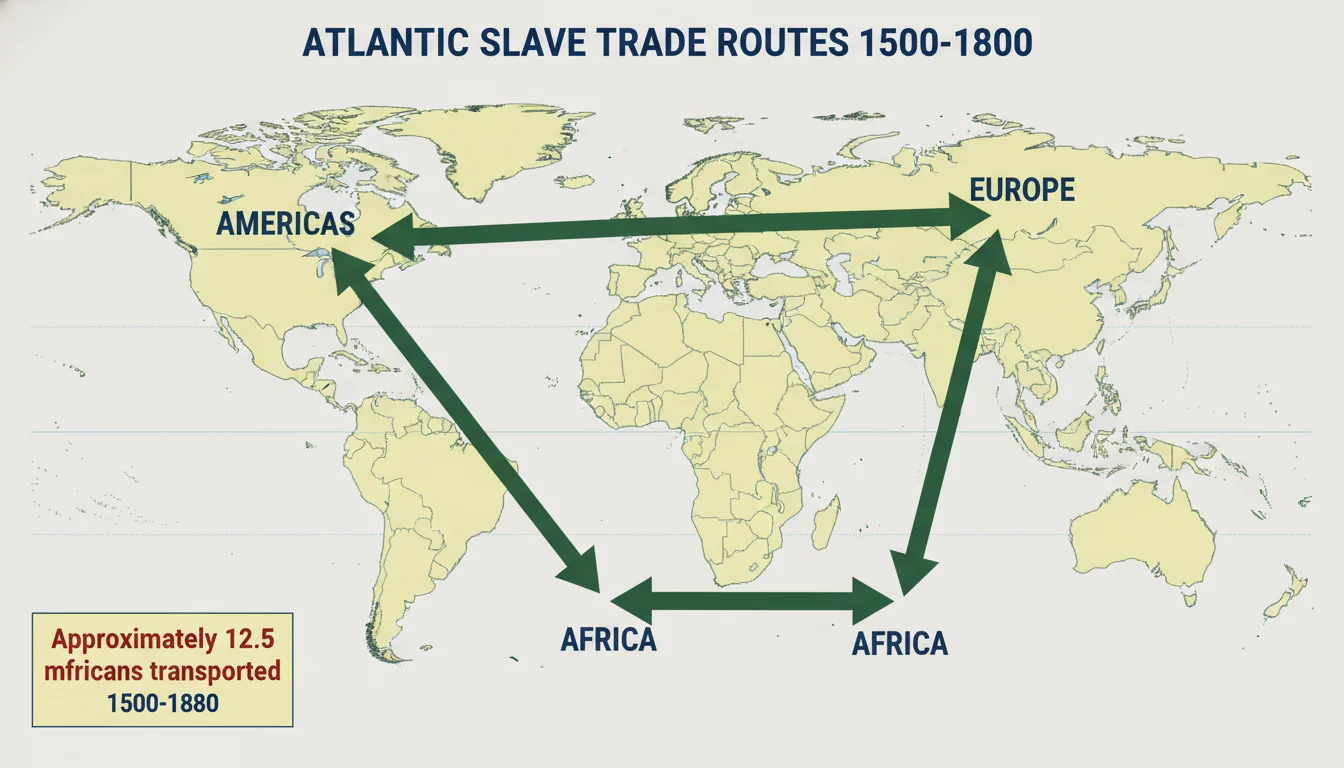 The Atlantic Slave Trade Routes