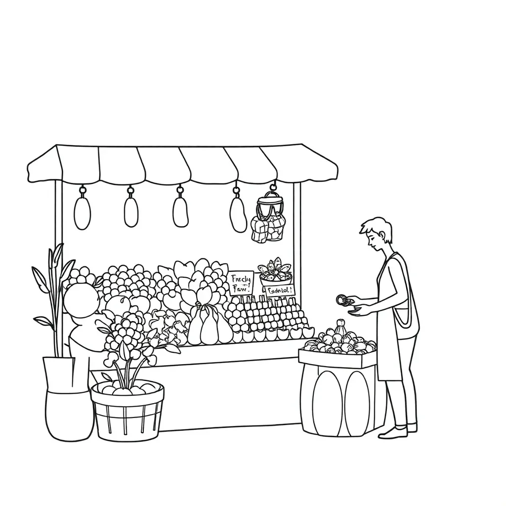 Shopping and money illustration