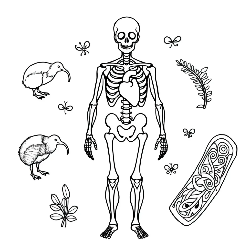 Human anatomy diagram