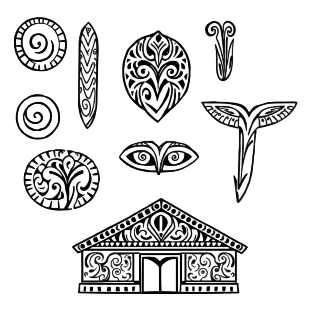 Māori numbers illustration