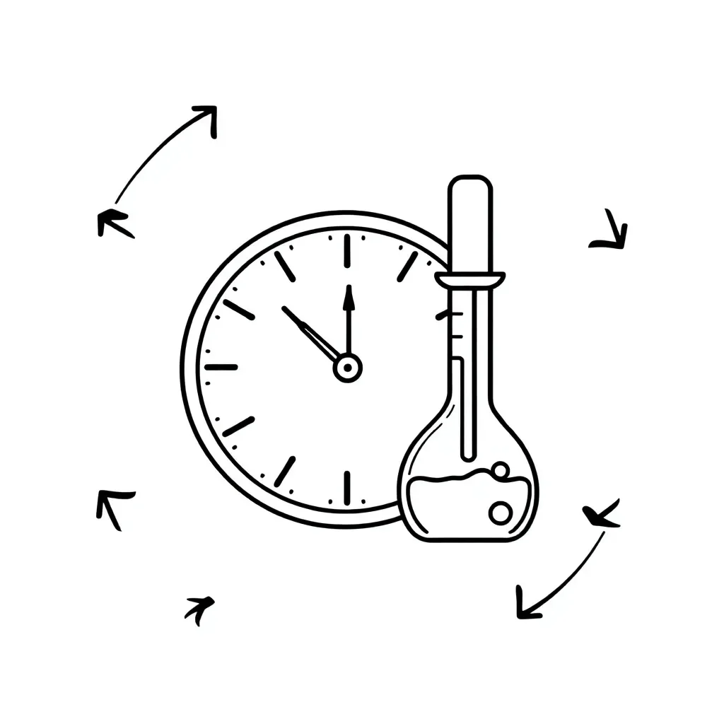 Chemical reaction illustration
