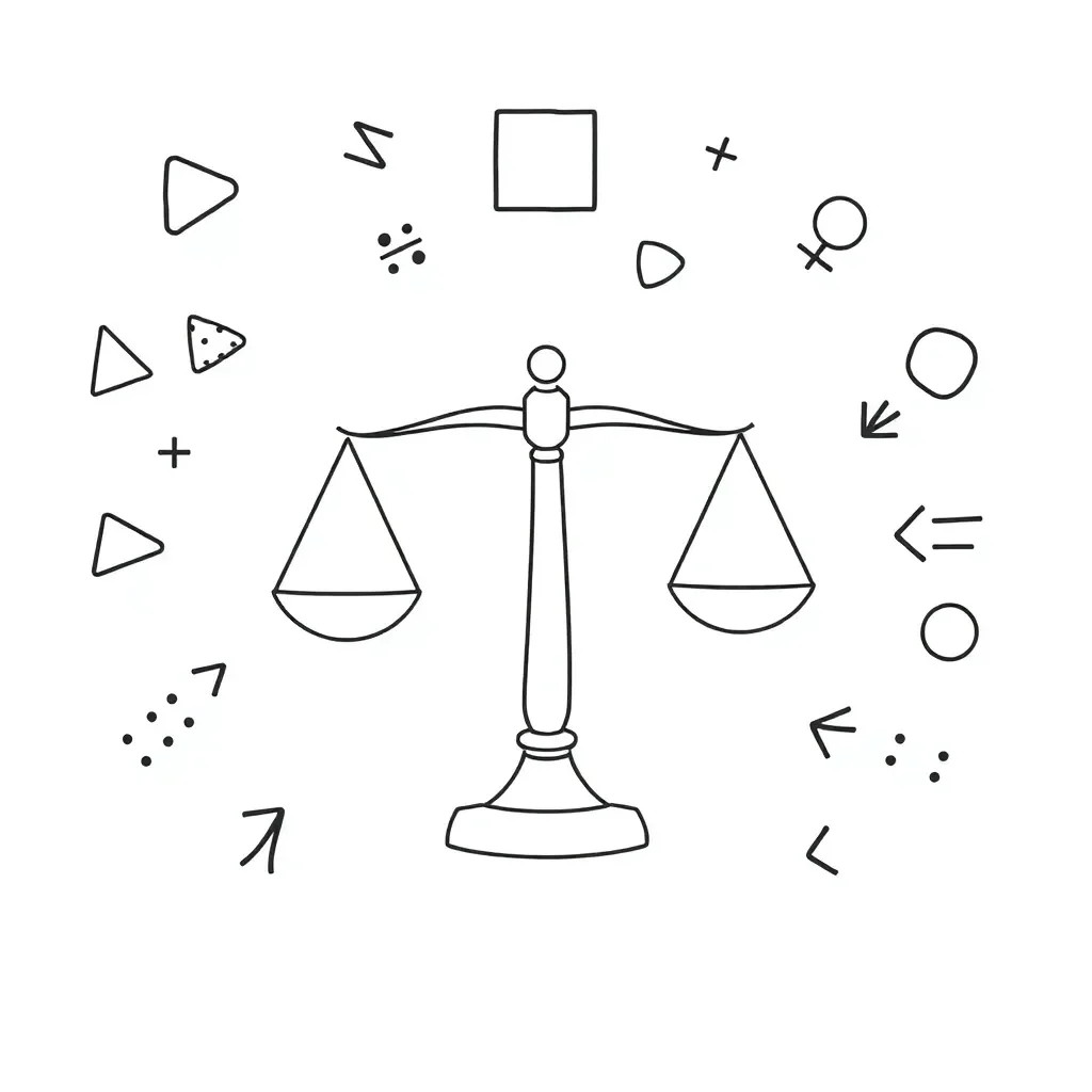 Mathematical expressions and equations illustration