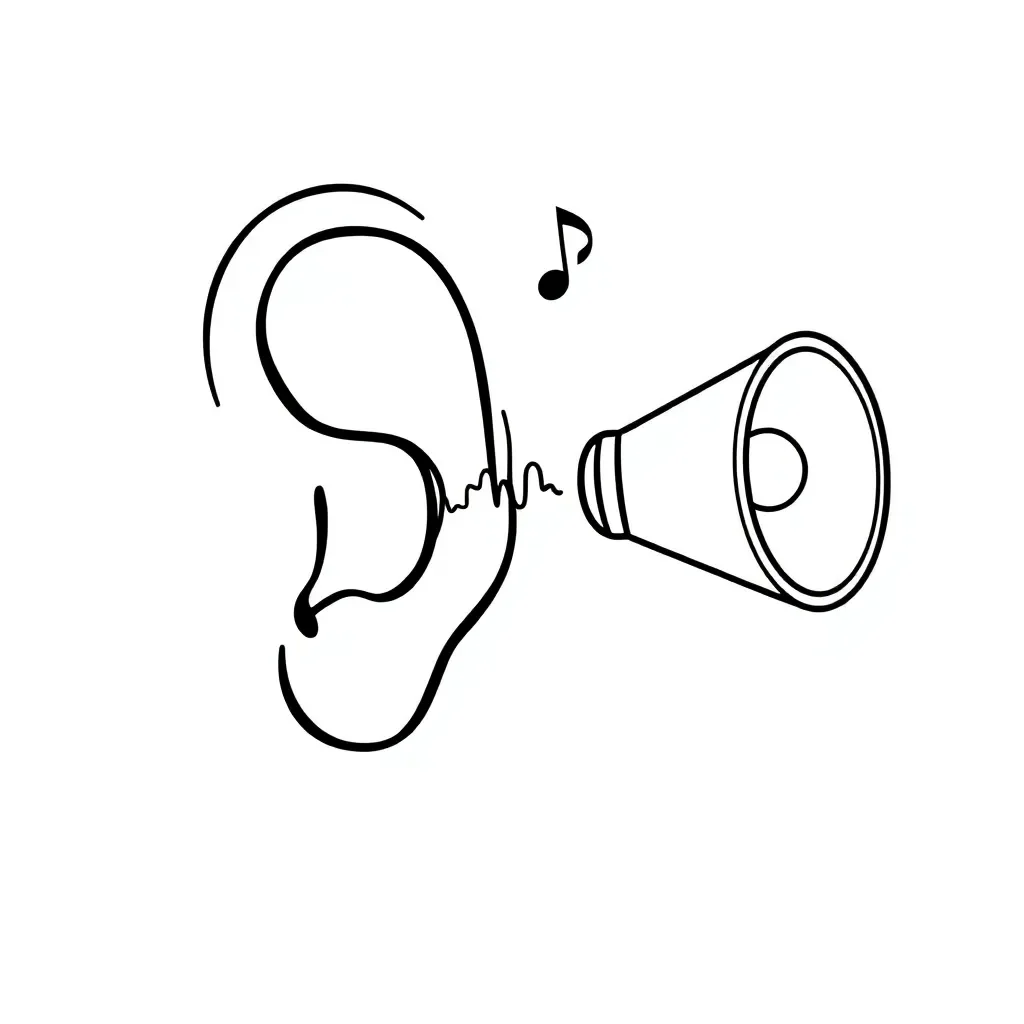 Ear anatomy and sound waves