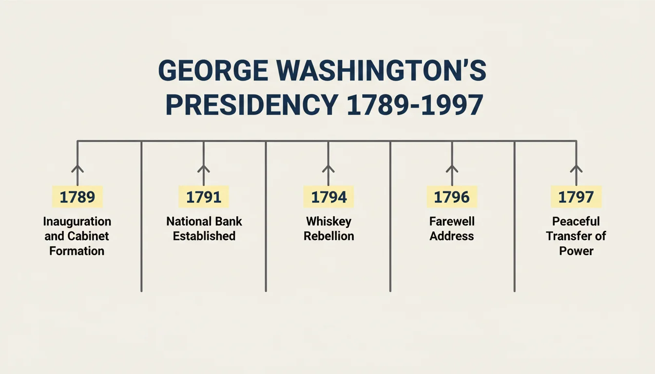 Washington's Presidential Timeline