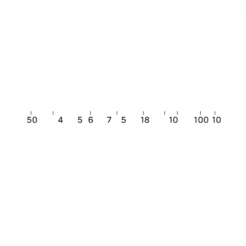 Number line illustration