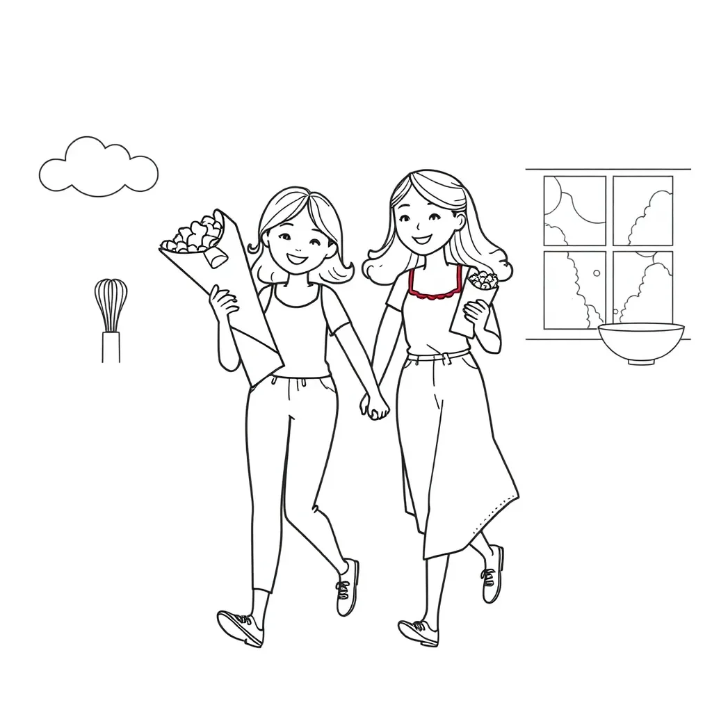 Worksheet illustration