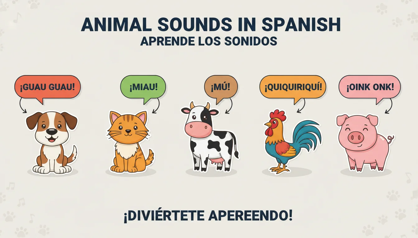 Animal Sounds in Spanish