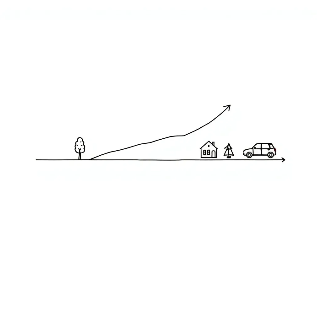 Linear graph with slope and y-intercept illustrated