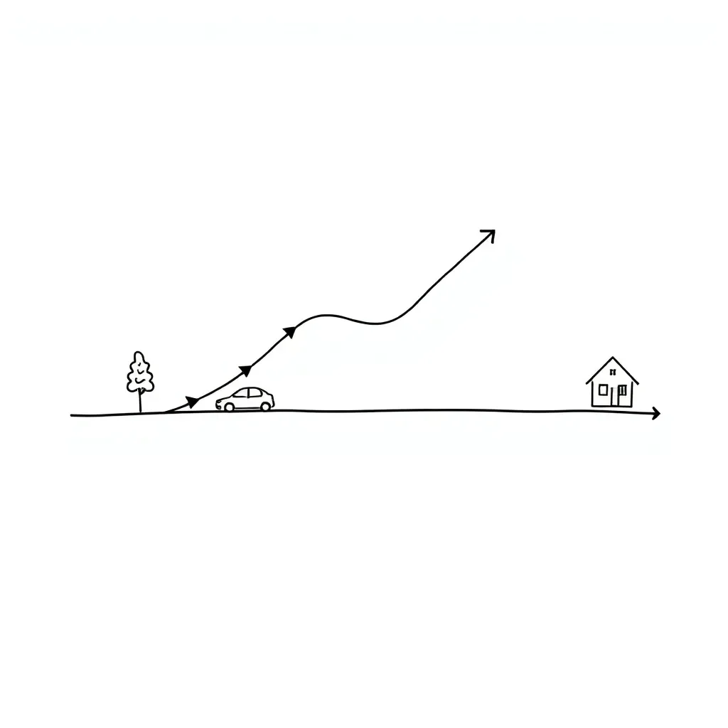 Linear graph with slope and y-intercept illustrated
