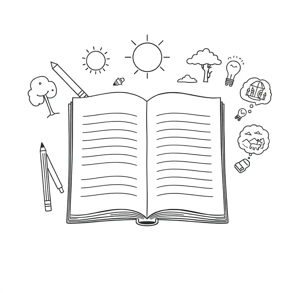 Student writing in a journal