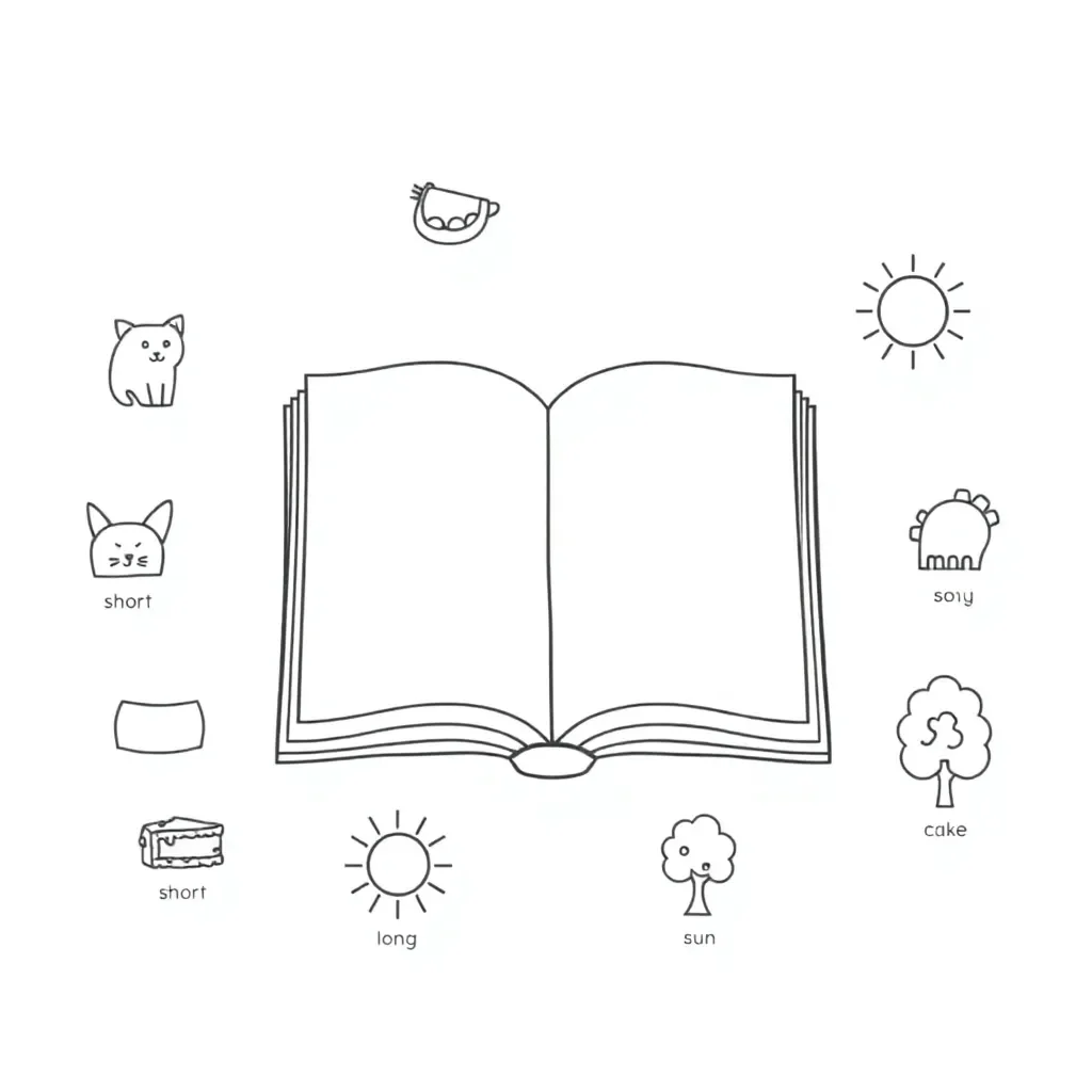 Vowel sounds illustration