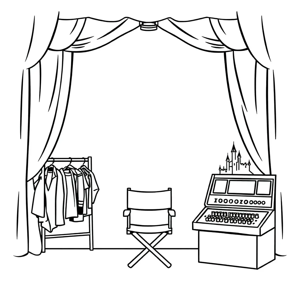 Theatre staging illustration