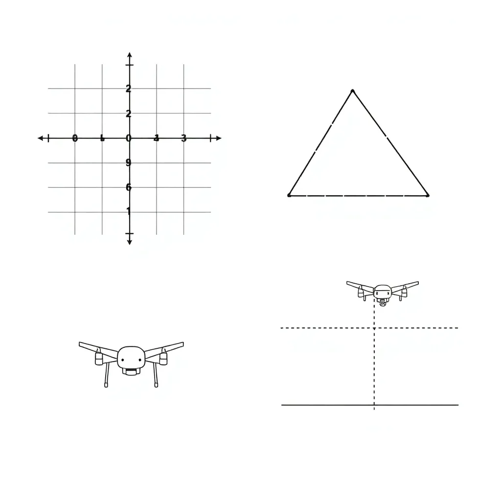 Distance formula coordinate plane illustration