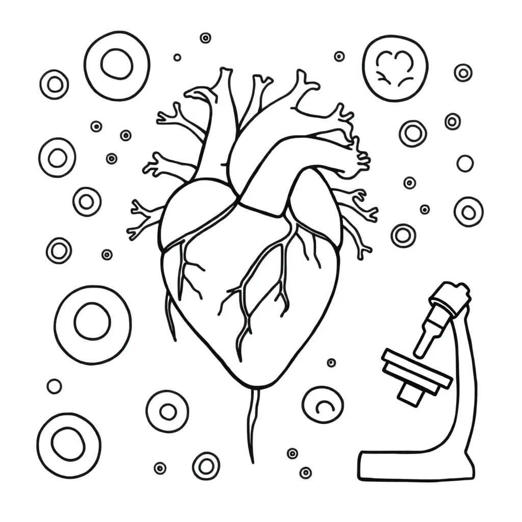 Blood cells illustration