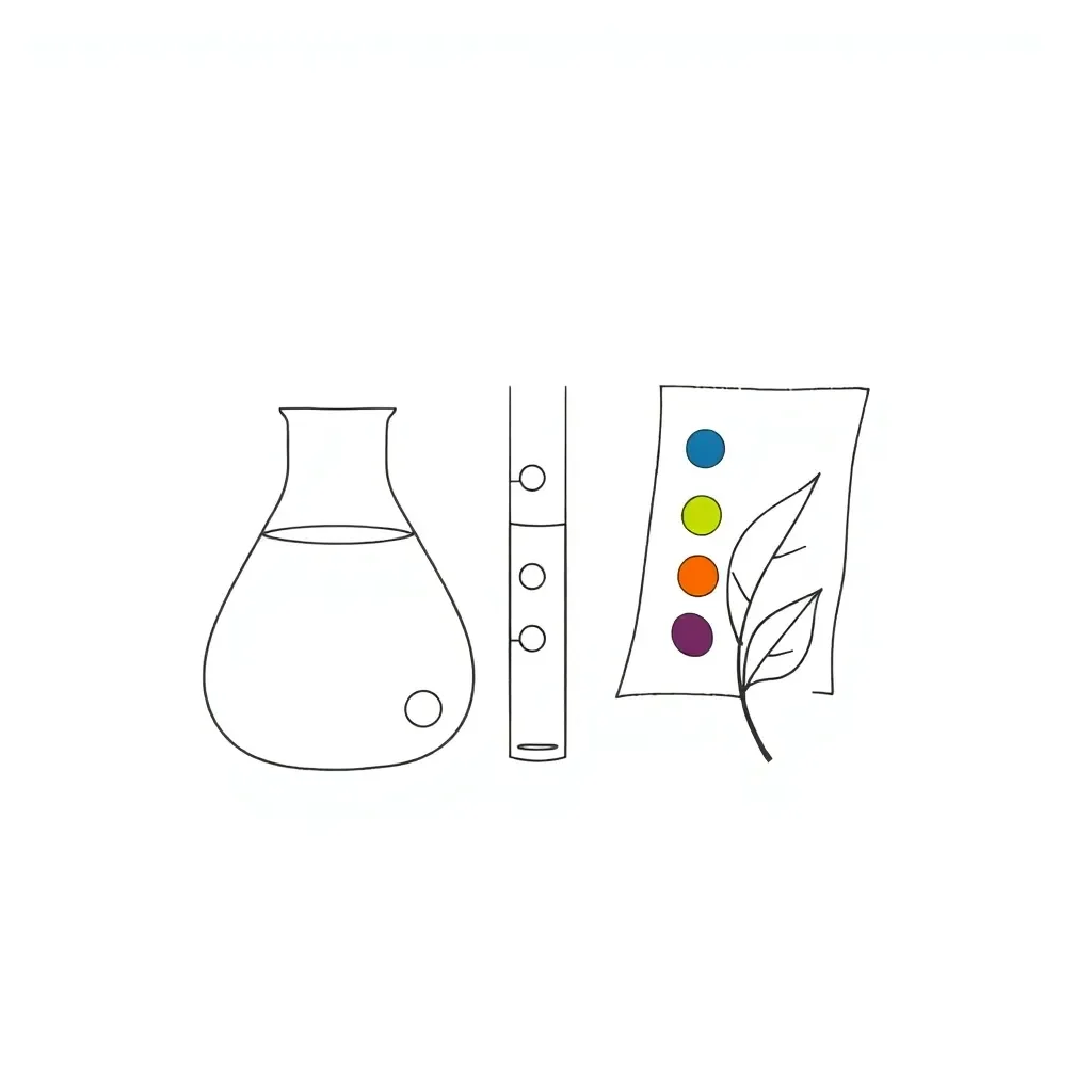 Chromatography separation illustration