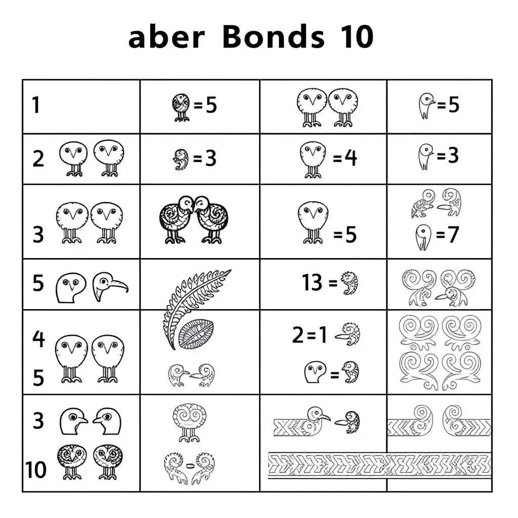 Number bonds illustration