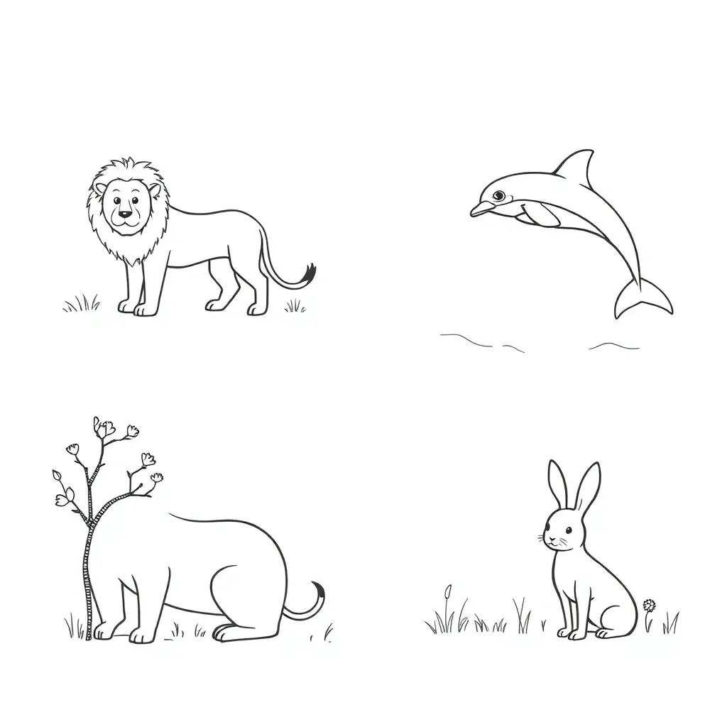 Various animals illustration