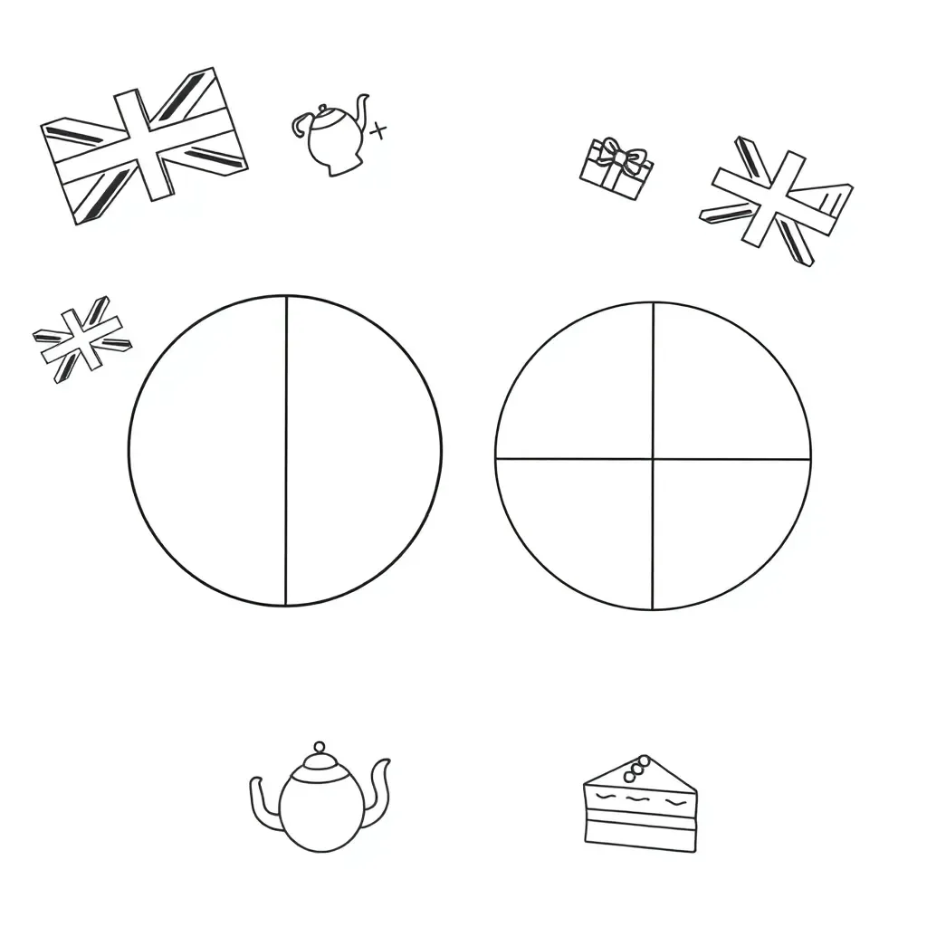 Fractions and probability illustration