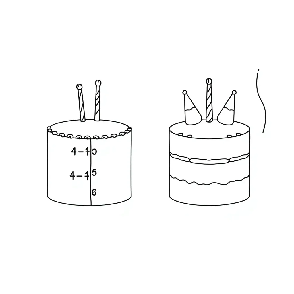 Fractions and probability illustration