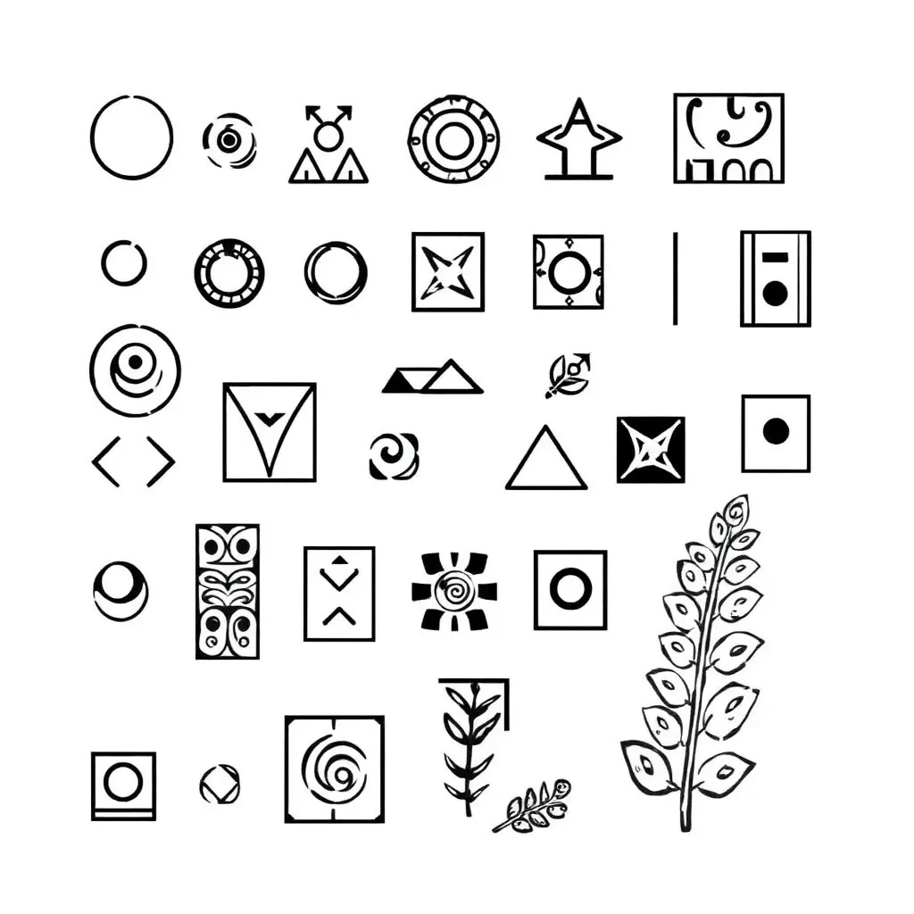 Various 2D shapes illustration